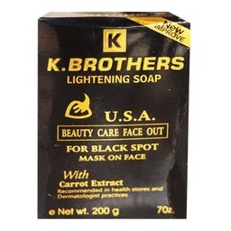 K.BROTHERS LIGHTENING SOAP U.S.A 200G WITH CAROTT EXRACT